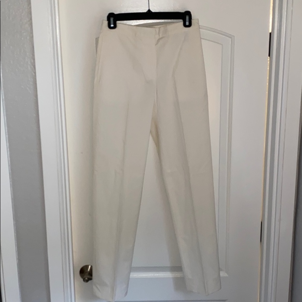 Donna Karan White Trousers Size 2